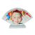 คริสตัลเปล่า (เคลือบระเหิด/Sublimation)สำหรับ พิมพ์ภาพถ่ายโอนความร้อน --- Sublimation Coating Blank Crystal Fan Shape