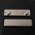 ป้ายชื่อแถบแม่เหล็ก ติดหน้าอก ,สีโลหะ   --- Metal Strong Magnetic Name ID Tag Badge Fastener Holder Card Tag, Metallic Color