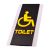 ป้ายห้องน้ำคนพิการ ,วัสดุอะคริลิค --- Disabled, Restroom Signs, Toilet Signs, Acrylic