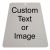 ป้ายอลูมิเนียม, ขนาด 8" x 12" สำหรับรองรับภาพพิมพ์ & ออกแบบภาพพิมพ์ ได้ตามต้องการ  โดยผู้ใช้งาน  --- New Personalized 8" x 12" Aluminum Metal Sign Customize with Text or Pict