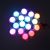 ไฟพิกเซล  LED ,SMD 5050 ( แสงหลากสี  ) ฝาครอบ  สีขาวขุ่น , ขนาด Φ50 ---  SMD 5050 Φ50 Full Color Milky Cover LED Point Light DC24V