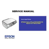 คู่มือเซอร์วิสเครื่องพิมพ์ EPSON CX7700 7800/RX520 530 Printer English Service Manual ภาษาอังกฤษ (ดาวน์โหลดไฟล์)