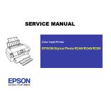 คู่มือเซอร์วิสเครื่องพิมพ์ EPSON Stylus Photo R240 R245 R250 Printer English Service Manual (Direct Download) ภาษาอังกฤษ (ดาวน์โหลดไฟล์)
