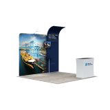 บูธนิทรรศการประกอบรวดเร็วกำนดเอง 10 ฟุต 10ft Modular Custom Fast Assemble Exhibition Booth -C1A6
