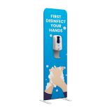 2ft x 6.5ft 32mm Aluminum Tube Exhibition Booth Tension Fabric Display With Dispenser(Automatic Induced:1000ml) 2ft x 6.5ft 32mm Aluminum Tube Exhibition Booth Tension Fabric Display With Dispenser(Automatic Induced:1000ml)