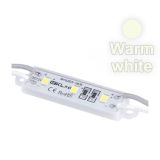 ไฟโมดูล LED ประเภท SMD: 2835 กันน้ำได้ พลังงาน DC : 12 โวลต์ 0.6 วัตต์ ขนาด 39x12x4 ม.ม.---Waterproof LED Module