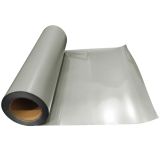 20" x 5yard Reflective Cuttable Heat Transfer PU Flex Vinyl /Film Easy to Cut & Weed DIY Design (Metal Silver)