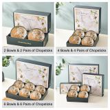 Camellia 4.5" Ceramic Gift Bowl Set