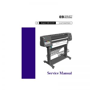 คู่มือเซอร์วิสเครื่อง Plotter, HP Designjet 1050C 1055CM Large Formart Printer Plotter Service Manual (Direct Download) ภาษาอังกฤษ( ดาวน์โหลดไฟล์)