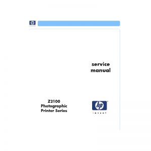 คู่มือเซอร์วิสเครื่อง Plotter HP Designjet Z2100 Plotter English Service Manual (Direct Download) ภาษาอังกฤษ (ดาวน์โหลดไฟล์)
