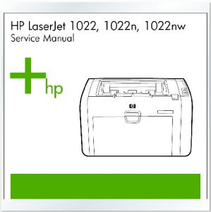 คู่มือเซอร์วิสและการซ่อม เครื่องพิมพ์ HP LaserJet 1022 1022n 1022nw Printer English Service Manual/Repair Manual  ภาษาอังกฤษ( ดาวน์โหลดไฟล์)