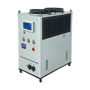 เครื่องทำน้ำเย็น  ,ควบคุมด้วยรีโมท,รูปแบบอุตสาหกรรม ,รุ่น S&A CW-7800EN สำหรับ ทำความเย็น หลอดเลเซอร์  เดี่ยว  YAG 600 วัตต์  - 700 วัตต์ ---Refrigeration Water Chiller  