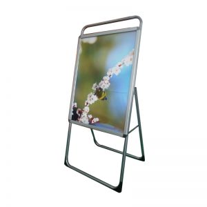  A- Frame, ด้านเดียว, ไม่รวมการพิมพ์กราฟิก (New Single Sided Freestanding 60x90cm A Frame Whiteboard Poster Stand Street Sign Display Board (Without Graphic Printing))