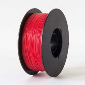 เส้นใยพลาสติก     PLA  (  สีแดง  )        สำหรับเครื่องพิมพ์   3 มิติ      (  แบบตั้งโต๊ะ  ) ---Red PLA Filament for Desktop 3D Printer