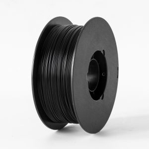 เส้นใย PLA, สีดำ สำหรับ เครื่องพิมพ์ ตั้งโต๊ะ 3D / Black PLA Filament for Desktop 3D Printer 