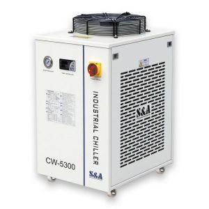วอเตอร์ ชิลเลอร์CW-5300AI(0.82HP)--S&A CW-5300AI Industrial Water Chiller (AC220V 50HZ) (Cooling 200W CO2 laser, 100W Laser Diode, 75W Solid-state Laser, 18KW CNC Spindle or Welding Machine, 0.82H