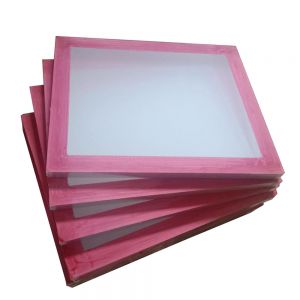 จอการพิมพ์สกรีนอลูมิเนียม 20"x24" 6ชิ้นพร้อมตาข่ายสีขาว 305---6 Pcs -20" x 24"Aluminum Screen Printing Screens With 305 White Mesh Count