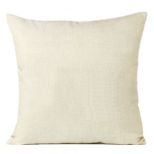 CALCA 10 Pack Sublimation Blank Hemp Linen Pillowcase(15.7 x 15.75 Inches)