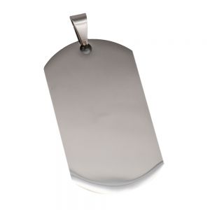 ป้ายชื่อแบบทหารที่ว่างเปล่าราคาขายส่ง  Wholesale High Quality Army Stainless Steel Military Blank Dog Tags