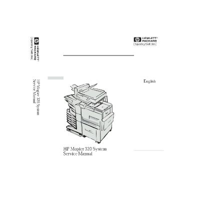 คู่มือเซอร์วิสเครื่อง HP Mopier 320 Printer English Service Manual  ภาษาอังกฤษ (ดาวน์โหลดไฟล์)