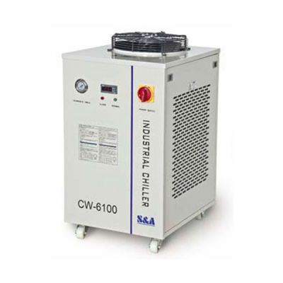 เครื่องทำน้ำเย็น ,รูปแบบอุตสาหกรรม (1.84HP, AC 1P 220V, 50Hz) สำหรับ ทำความเย็น หลอดแก้วเลเซอร์  ---Industrial  Refrigeration Water Chiller