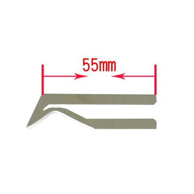 ใบมีด ( รูปตัว  R )   สำหรับมีดร้อนไฟฟ้า---- R-shape Hot Knife Blade for Rope Hot Heating Knife Cutting Tool