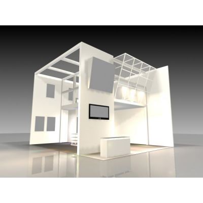 กราฟิก 3 มิติ  (3DMAX) ออกแบบ  พื้นที่จัดแสดง  (สามารถ ดาวน์โหลด นี้ได้ฟรี)---3D Design for Exhibit Displays Graphic 3DMAX (Free Download Illustrations)