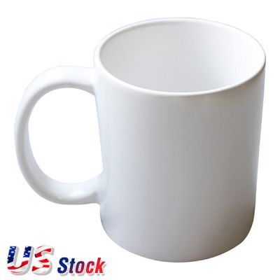US Stock, Blank White Mugs A Grade 11OZ Sublimation Coated Mugs for Heat Press with Box(Out of Stock)