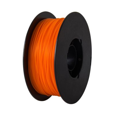 เส้นใยพลาสติก     PLA  (  สีส้ม  )        สำหรับเครื่องพิมพ์   3 มิติ      (  แบบตั้งโต๊ะ  ) ---Orange PLA Filament for Desktop 3D Printer