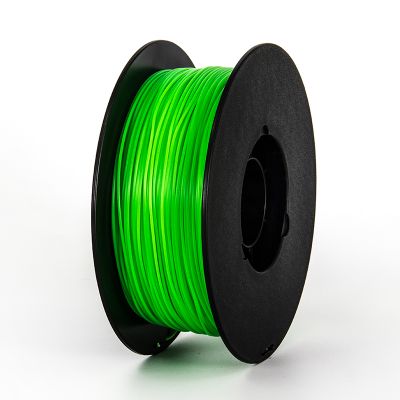 เส้นใย PLA, สีเขียว  สำหรับ เครื่องพิมพ์ ตั้งโต๊ะ 3D --- Green PLA Filament for Desktop 3D Printer 