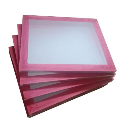 จอการพิมพ์สกรีนอลูมิเนียม 20"x24" 6ชิ้นพร้อมตาข่ายสีขาว 305---6 Pcs -20" x 24"Aluminum Screen Printing Screens With 305 White Mesh Count