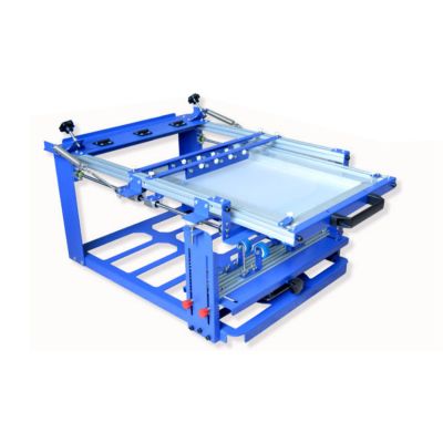 Manual Cylinder Curved Screen Printing Press for Cup / Mug / Bottle with Self-tensioning Frame (Diameter:5.9" )
