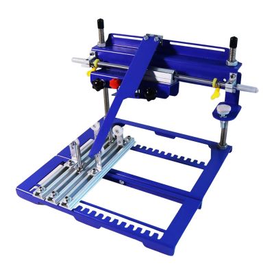 7.9" x 5.9" Manual Cylinder Curved Screen Printing Press for Cup / Mug / Bottle (Diameter:6.7")