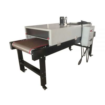 220V 7200W Conveyor Tunnel Dryer 8.2ft. Long x 25.6" Belt for Screen Printing