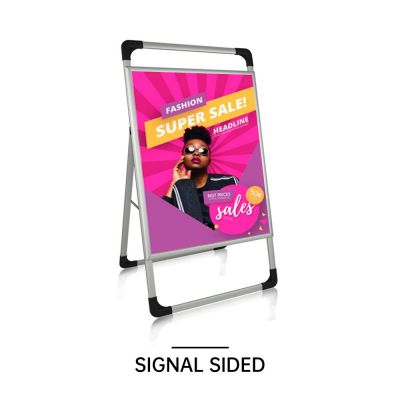 60*80 Single/Double-Side Poster Stand(NO BOARD)