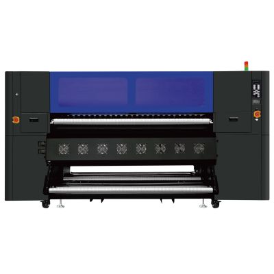 1.9m Industrial Sublimation Printer for Fiber Fabric with 12/16pcs Epson i3200A1 Heads