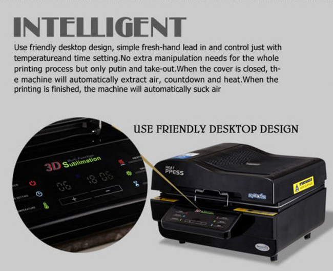 3D vacuum heat transfer machine features