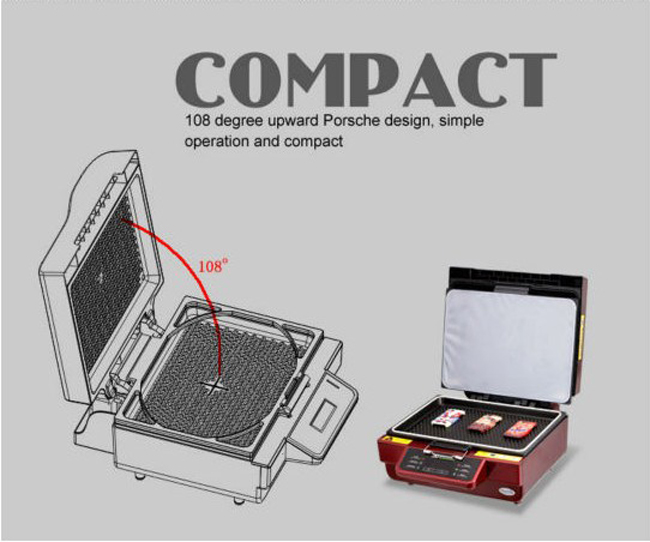 3D vacuum heat transfer machine features