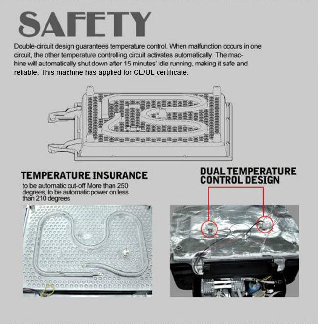3D vacuum heat transfer machine features