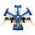 4 Color 4 Station Silk Screen Printing Press Equipment Machine T-shirt Printer