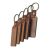 10 Pack DIY Blank Wood Keychain Key Tags Personalized Wood Keychains for DIY Car Ornament Gift