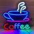 Coffee Neon Sign Decoration Size 38x38cm