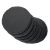 8 PCS Round Slate Drink Coasters Set, 4 Inch Black Slate Stone Coasters with Anti-Scratch Bottom and Coaster Holder for Drinks Cup Coaster for Drink Bar Kitchen and Home Decor