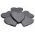 8 PCS Heart Slate Drink Coasters Set, 4 Inch Black Slate Stone Coasters with Anti-Scratch Bottom and Coaster Holder for Drinks Cup Coaster for Drink Bar Kitchen and Home Decor