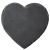 8 PCS Heart Slate Drink Coasters Set, 4 Inch Black Slate Stone Coasters with Anti-Scratch Bottom and Coaster Holder for Drinks Cup Coaster for Drink Bar Kitchen and Home Decor