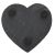 8 PCS Heart Slate Drink Coasters Set, 4 Inch Black Slate Stone Coasters with Anti-Scratch Bottom and Coaster Holder for Drinks Cup Coaster for Drink Bar Kitchen and Home Decor