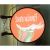 Single Side Round Black Acrylic LED Flat Light Box 