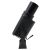 80W Outdoor Black LED Gobo Projector Advertising Logo Light 