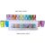 Mini 3oz Sublimaition Stainless Steel Tumbler 6 Colors Liqueur Glass Wine Tumbler Kids Cup with Straw-6 PACK SET