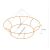 ป้านแขวน ,เพดาน,รูปทรงวงกลม ,สินค้าออกบูธ,จัดแสดงสินค้า --- Ceiling Banner Display Trade Show Tapered Circle Hanging Sign